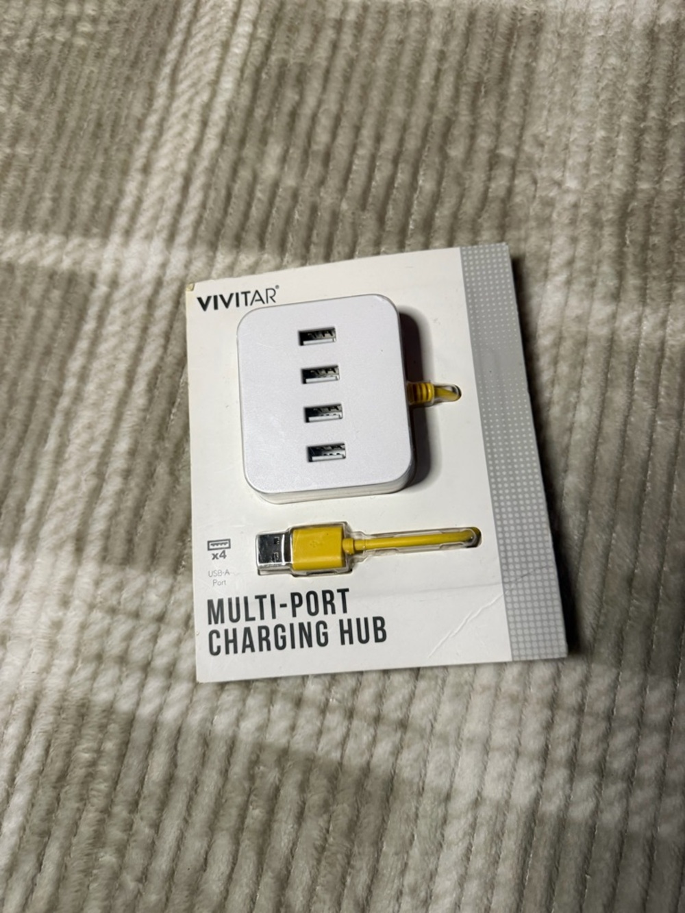 Vivitar White 4-Port USB Charging Hub